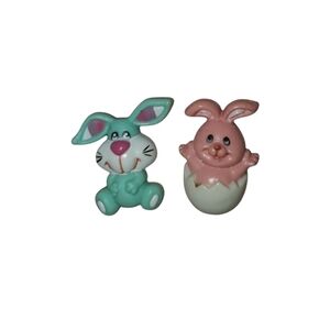Vintage Russ Easter bunny pins